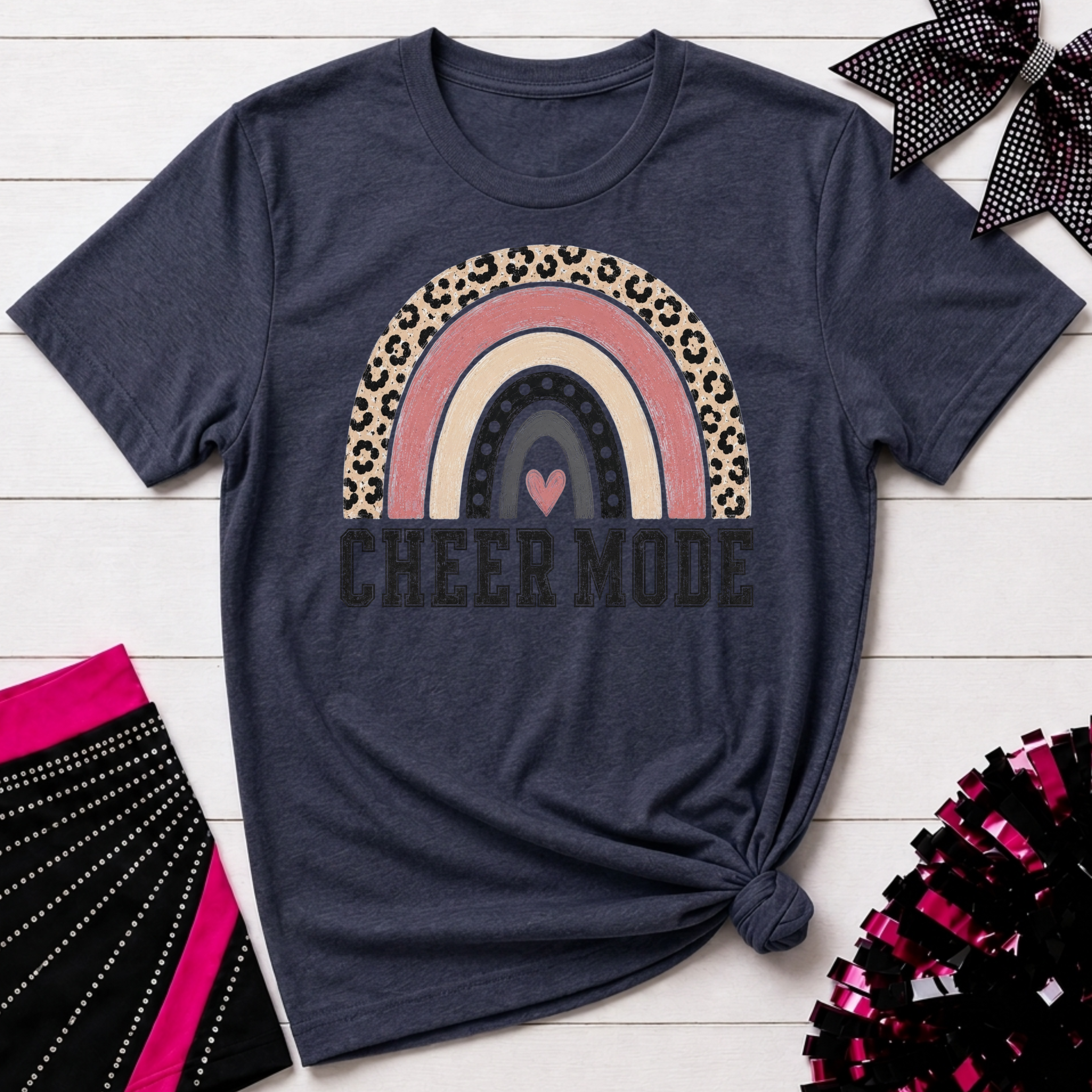 Cheer Mode Rainbow T-Shirt