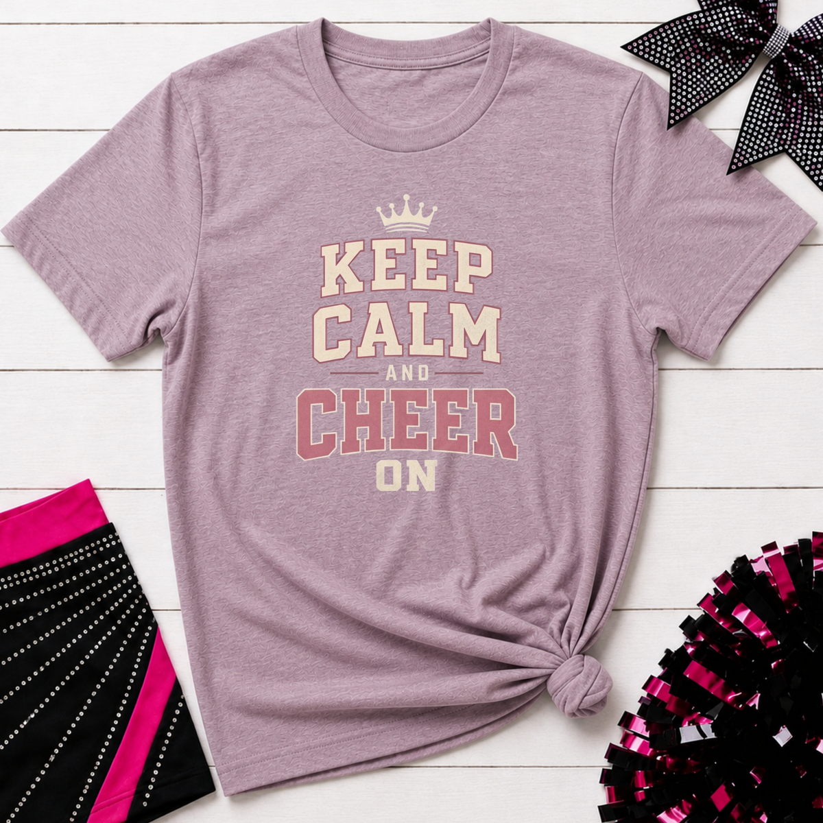 Keep Calm and Cheer On T-Shirt