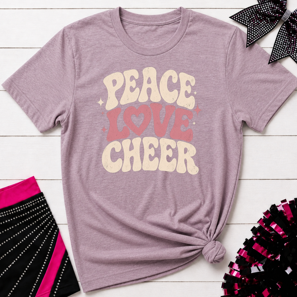 Peace Love Cheer T-Shirt