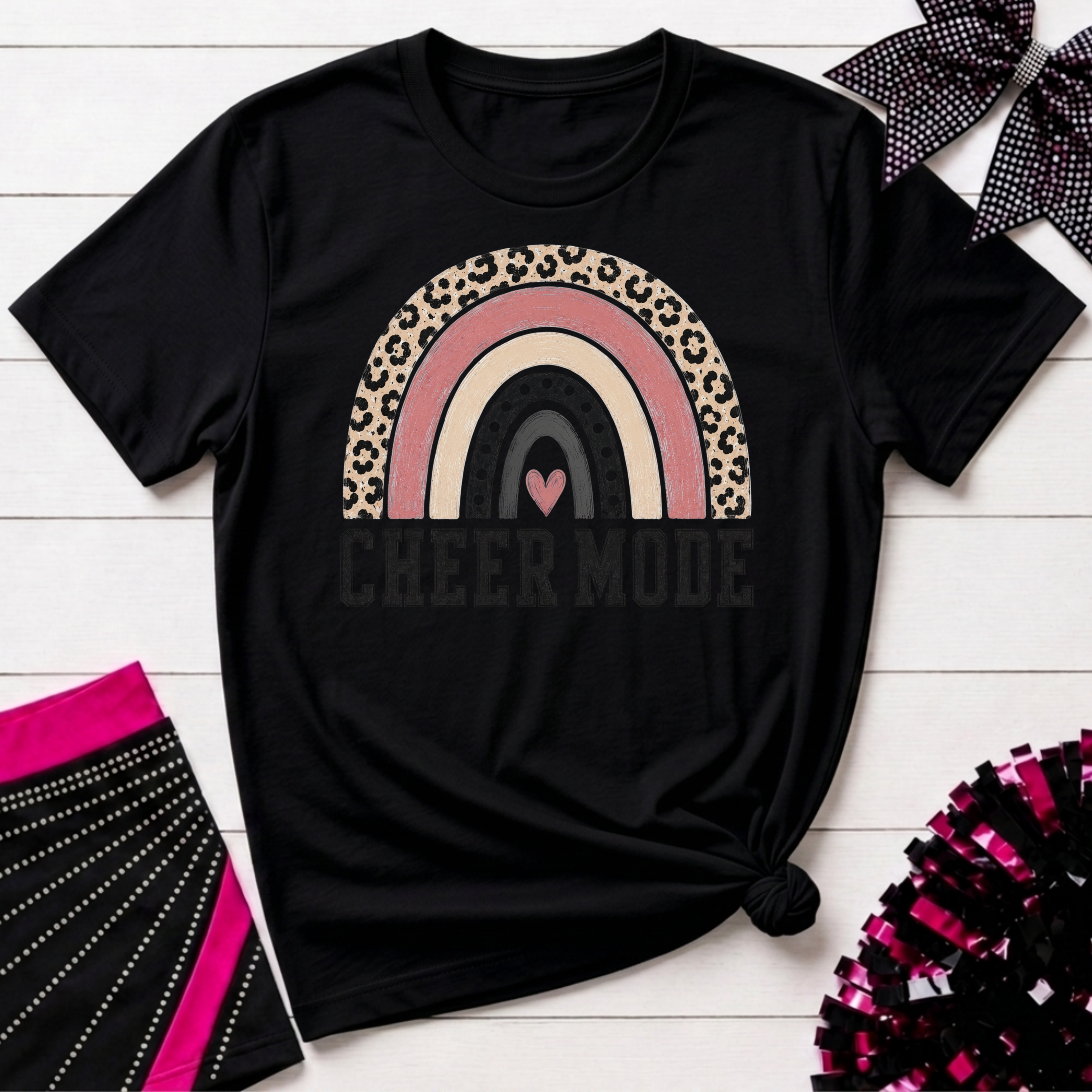 Cheer Mode Rainbow T-Shirt