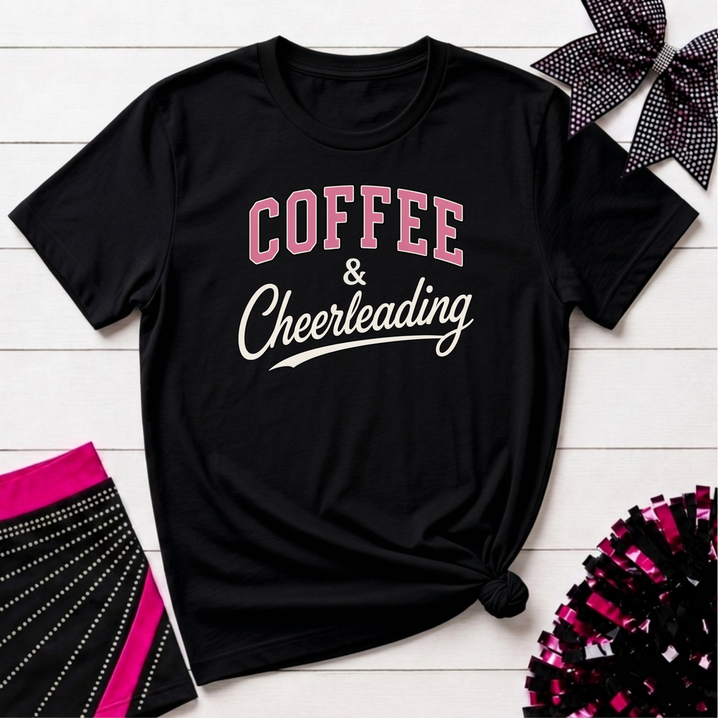 Coffee & Cheerleading T-Shirt