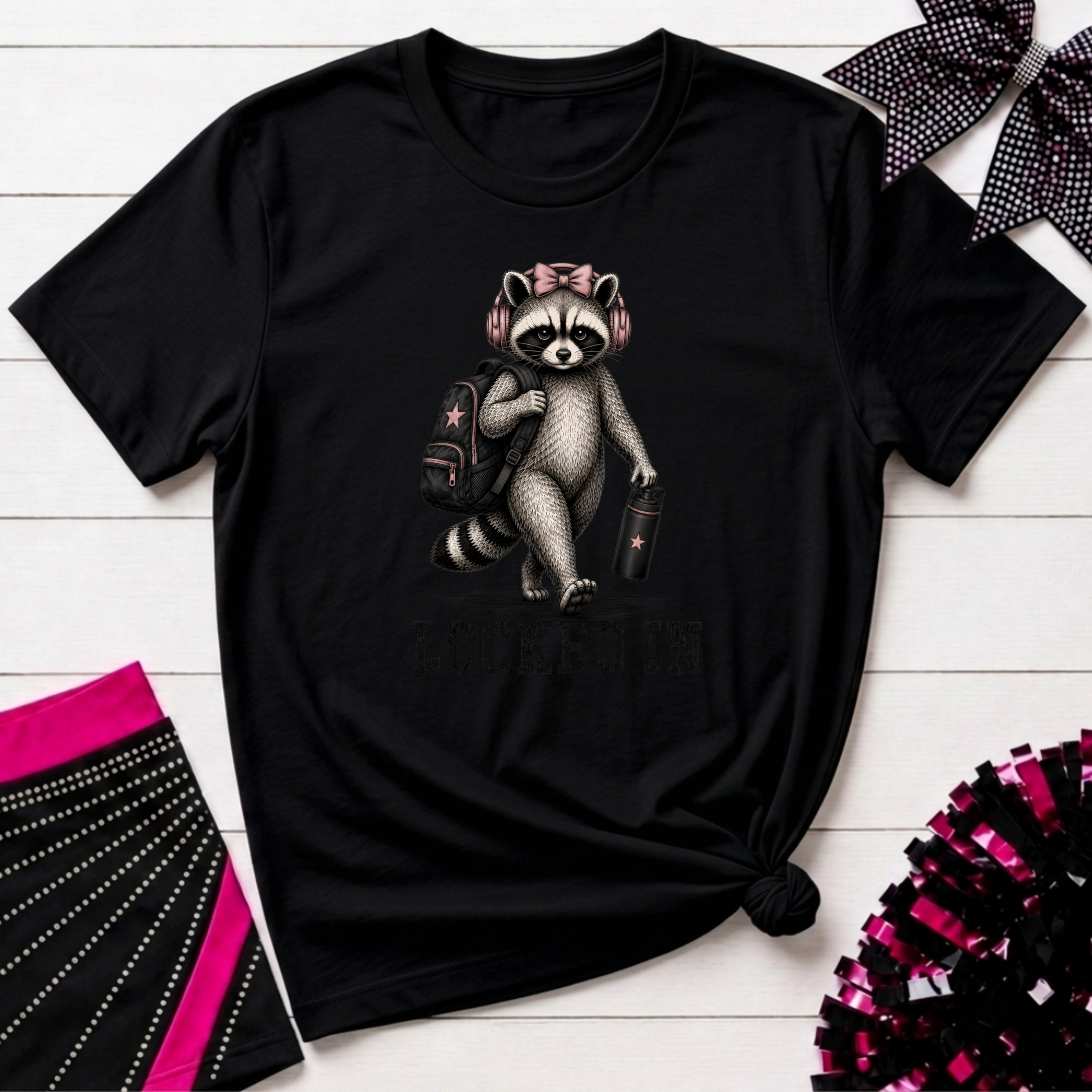 Locked In Raccoon T-Shirt
