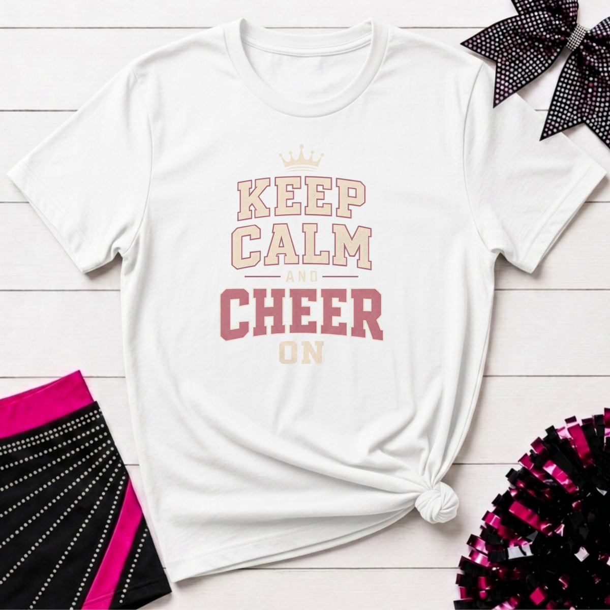 Keep Calm and Cheer On T-Shirt