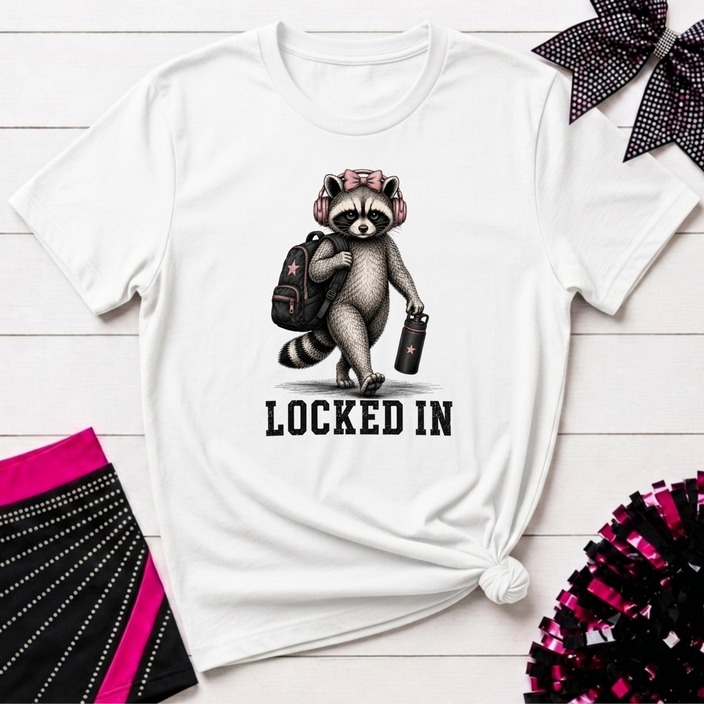Locked In Raccoon T-Shirt